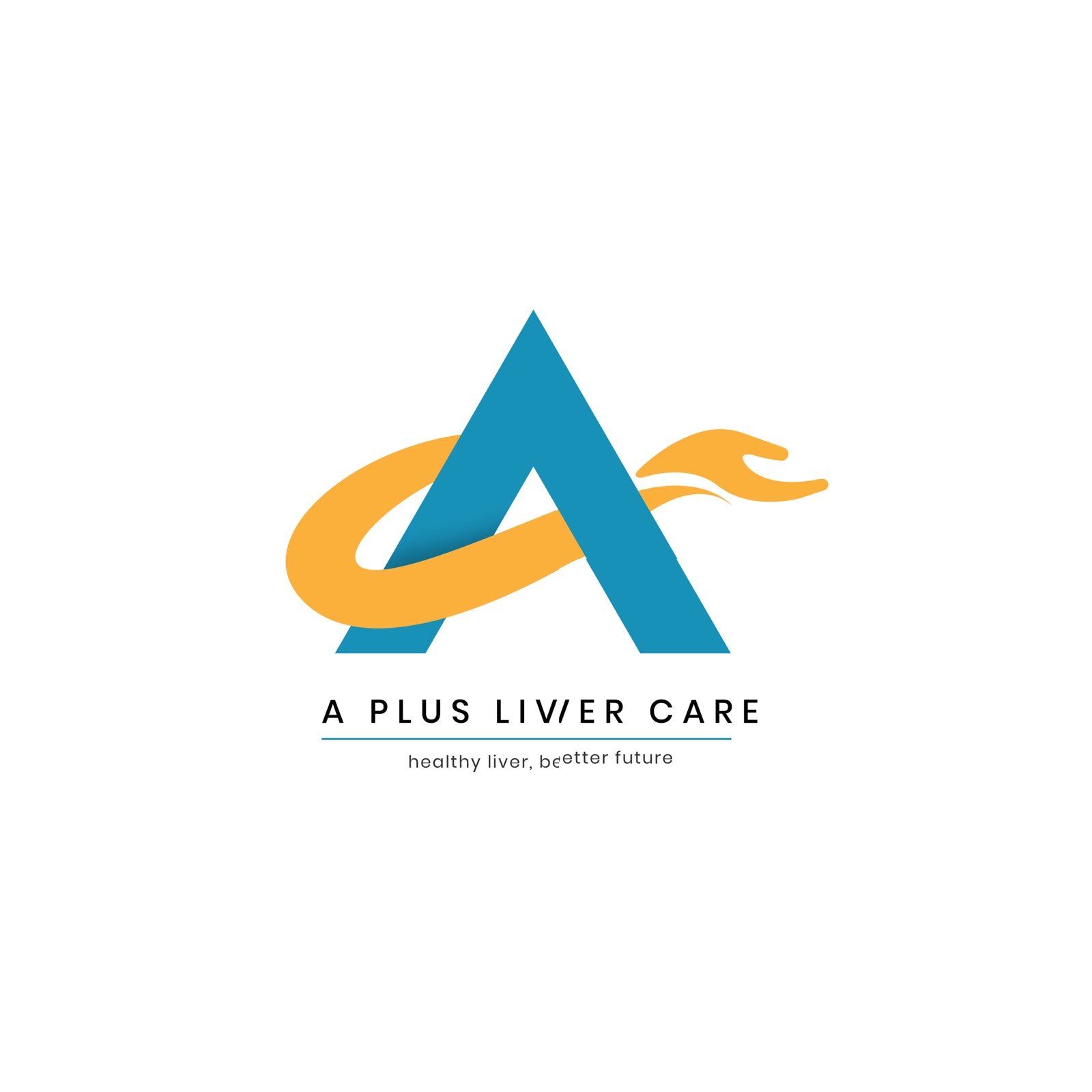 A Plus Liver Care logo with the tagline healthy liver, better future